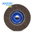 High Density Aluminum Oxide Flap Disc with Blue Center